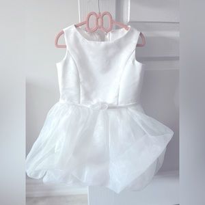 David’s Bridal flower girl/party dress White 3T